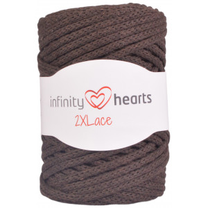 Infinity Hearts 2XLace Garn 10 Mørkebrun