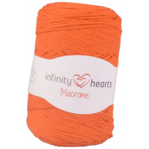Infinity Hearts Macrome Garn 26 Orange