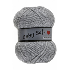 Lammy Baby Soft Garn 038 Ljusgrå