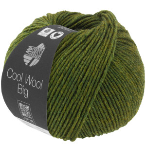 Lana Grossa Cool Wool Big Garn 611 Grön Melerat