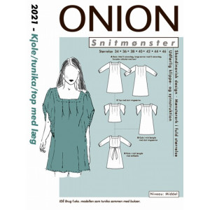 ONION Snittmönster 2021 Tunika-klänning Str. 34-46