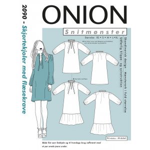 ONION Snittmönster Skjortklänningar med Volangkrage