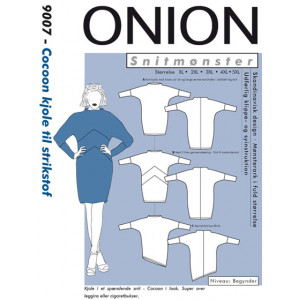 Onion Snittmönster Plus 9007 Cocoon-klänning Str- XL-5XL