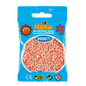 Hama Mini Pärlor 501-78 Ljus Orange - 2000 st