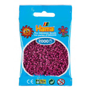 Hama Mini Pärlor 501-82 Plommon - 2000 st