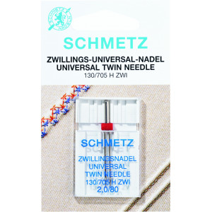 Schmetz Symaskinsnål Tvilling 130/705 H-Zwi Str. 4,0-80 - 2 st